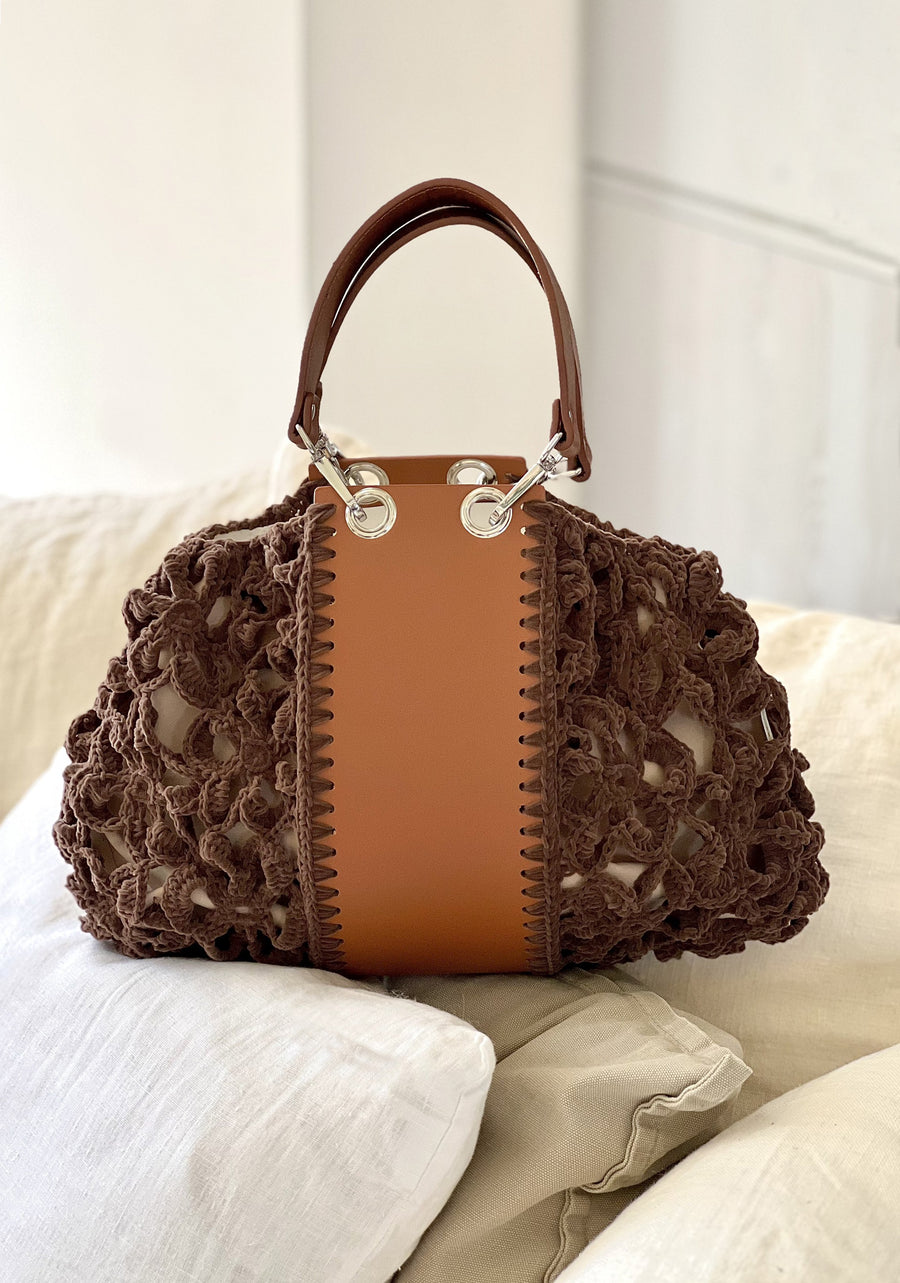 Sac dentelle de fleurs