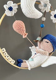 Petit ange bleu personnalisable