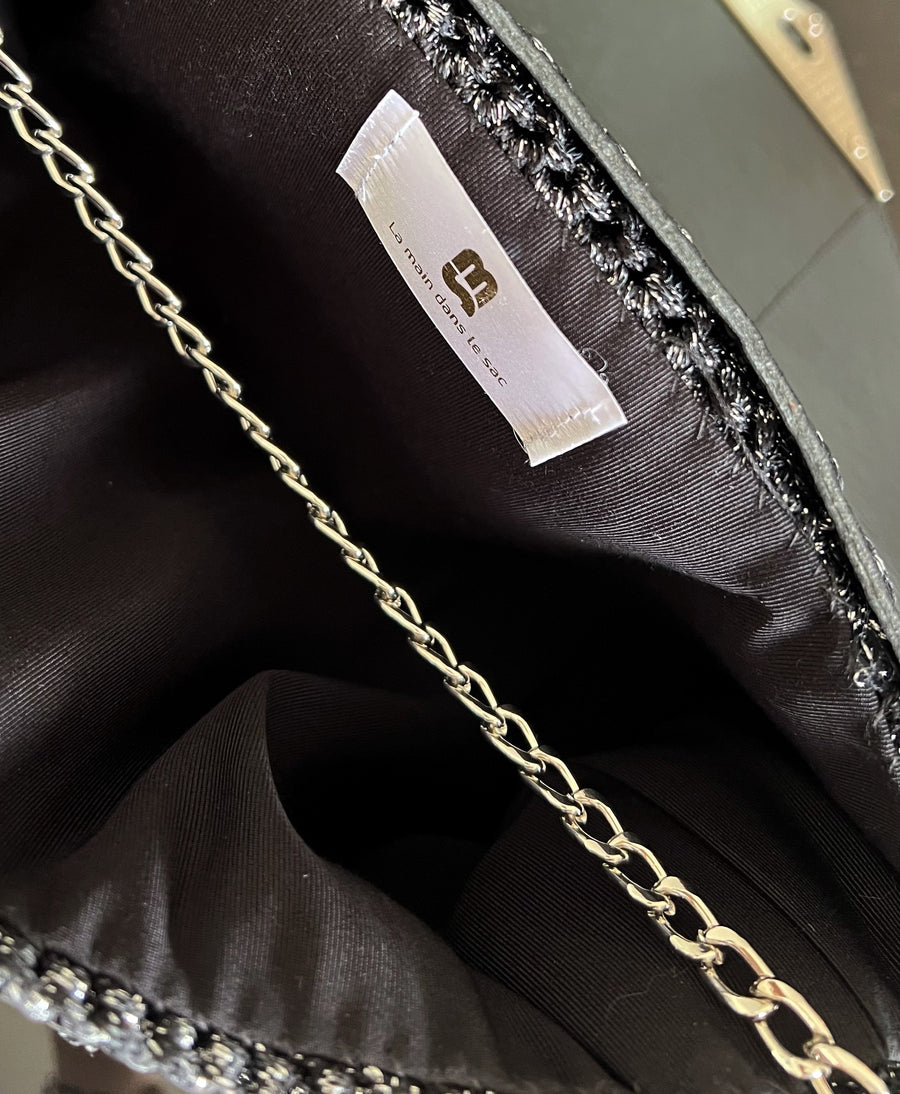 Pochette tigre bleue