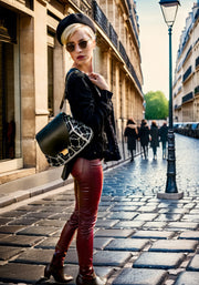 Sac à dos cuir et granny