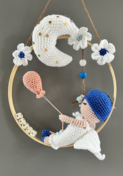 Petit ange bleu personnalisable