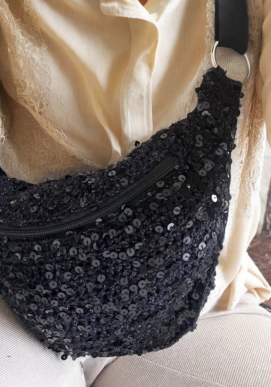 Sac Sequins noir