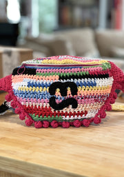 Sac banane multicolore