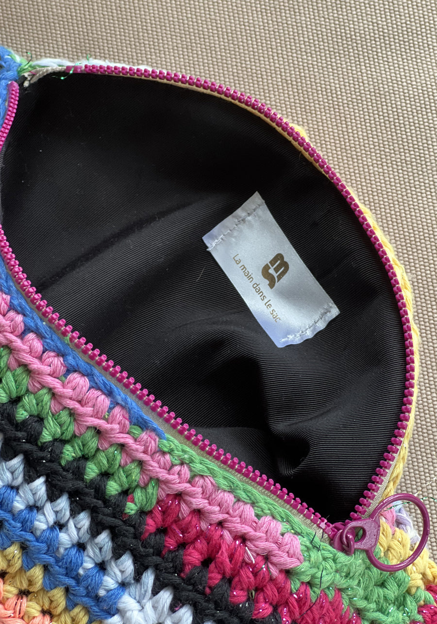 Sac banane multicolore