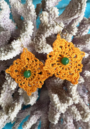 Contis orange et perle