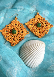 Contis orange et perle