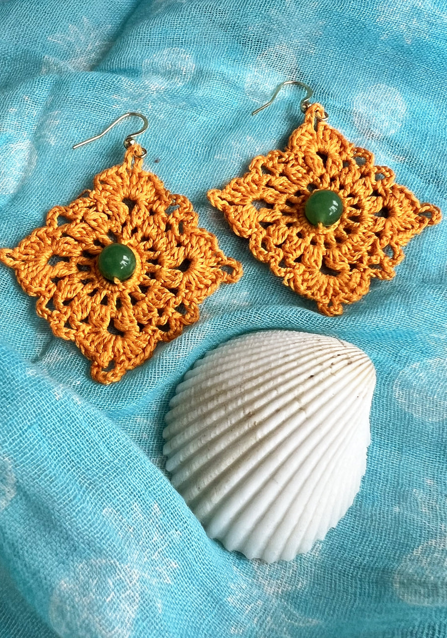 Contis orange et perle