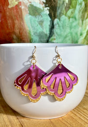 Pendentif coquille doré
