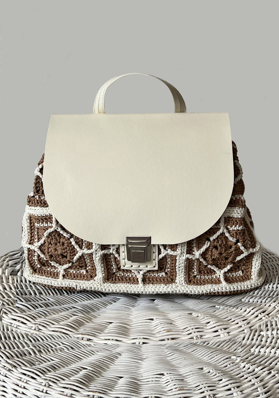 Sac à dos cuir et granny