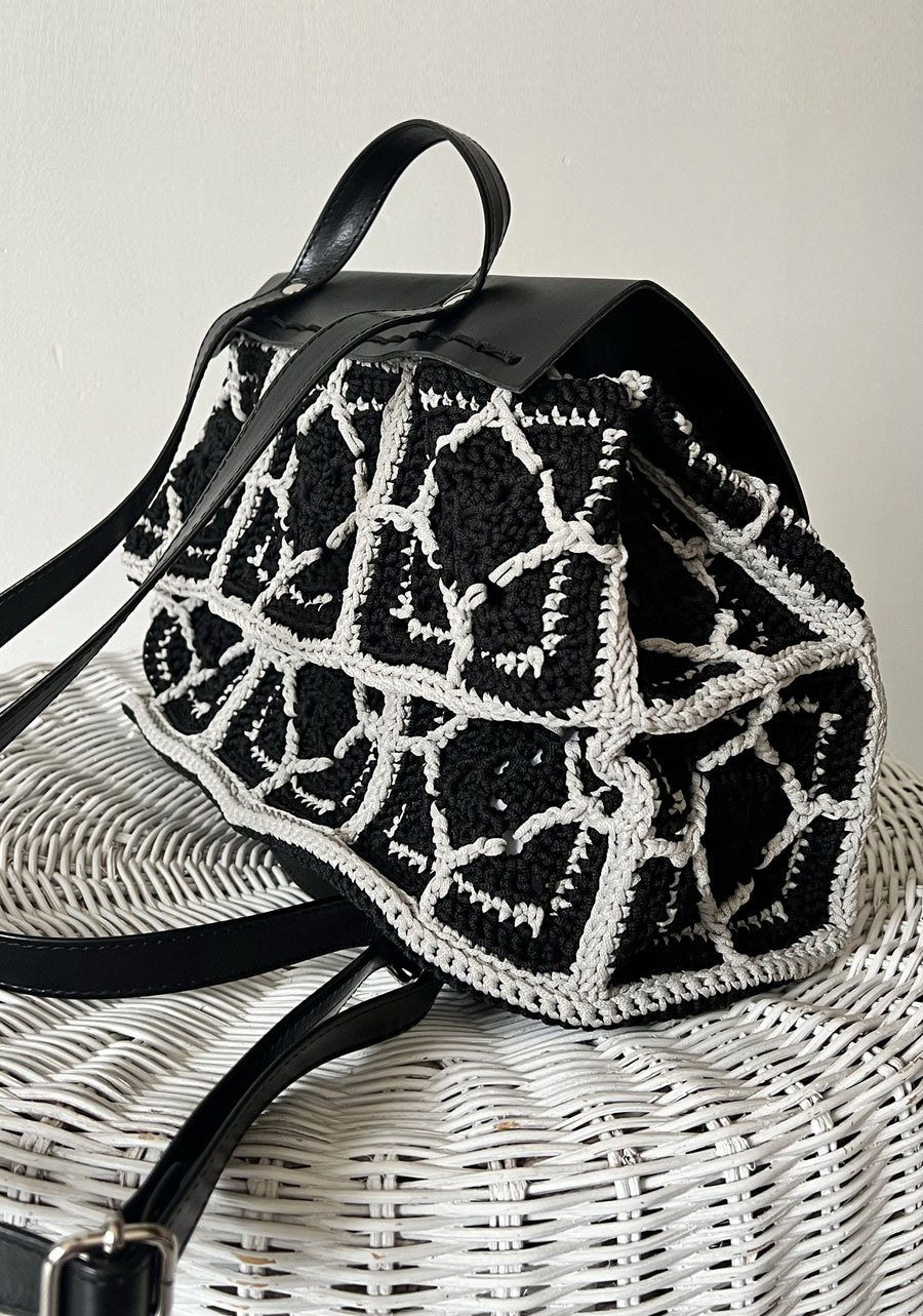 Sac à dos cuir et granny