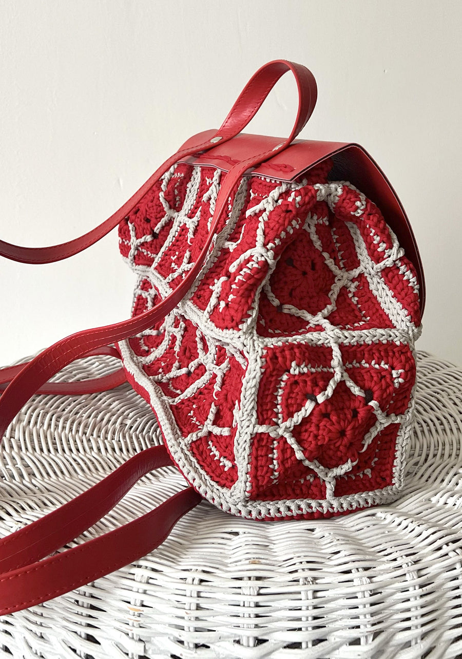 Sac à dos cuir et granny